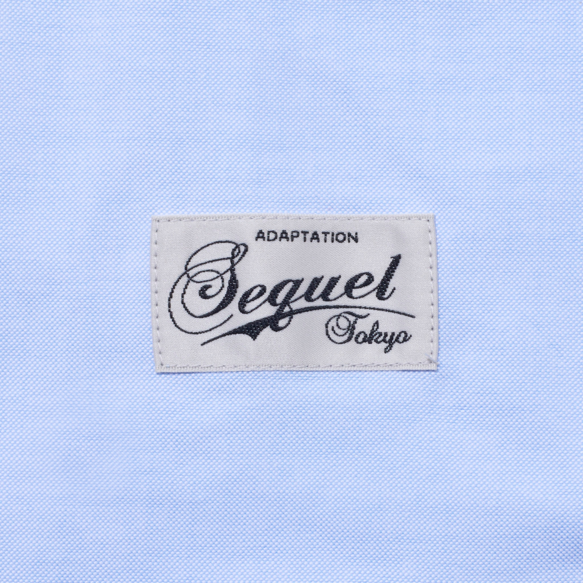 Sequel OXFORD FLYFRONT SHIRT ブルー Mサイズ OXFORD FLYFRONT SHIRT – TIME AFTER TIME
