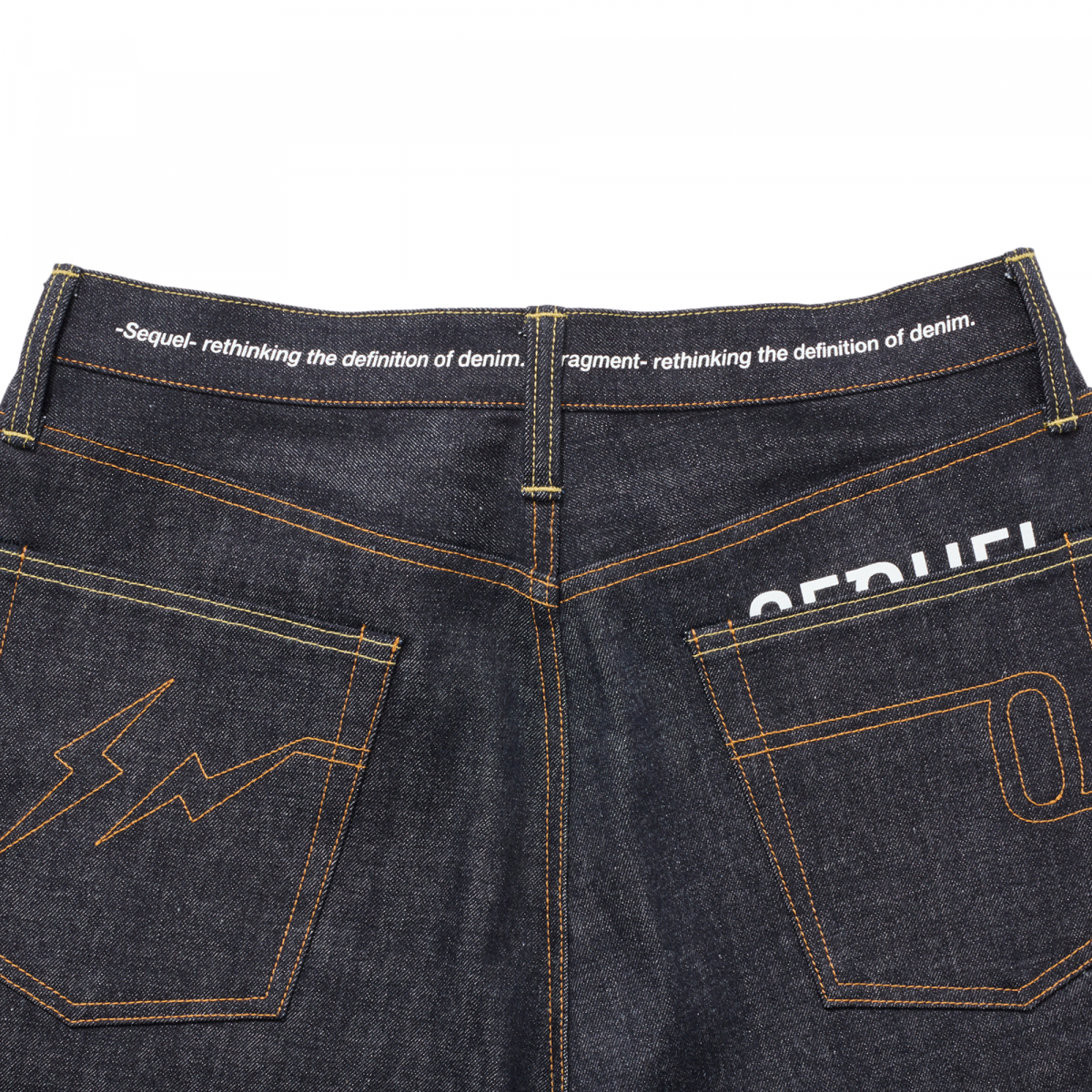 SEQUEL / × FRAGMENT RIGID DENIM PANTS XL-